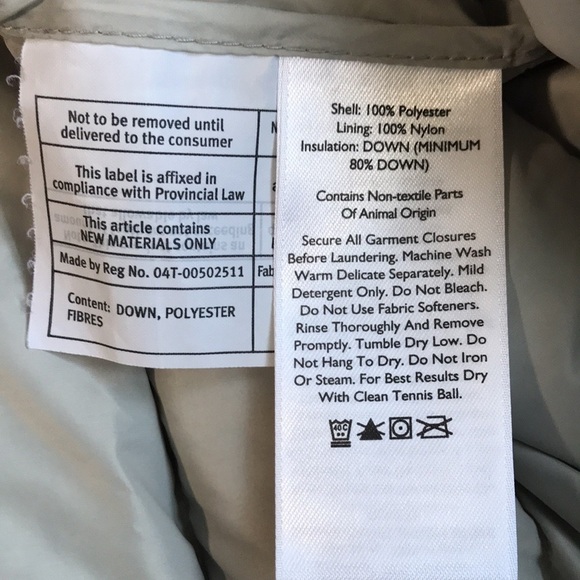 Eddie Bauer Womens Goose Down Puffer Vest Jacket Size XS Light Gray - Picture 11 of 11